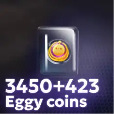 3450+423 Eggy Coins